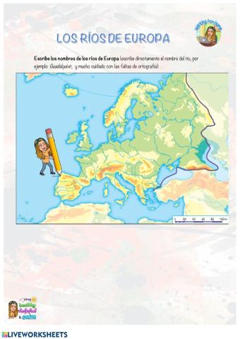 Sociales - Los ríos de Europa