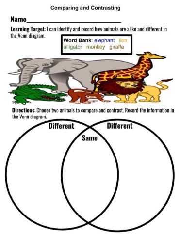 Comparing and Contrasting