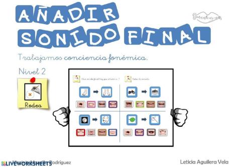 Añadir fonema final