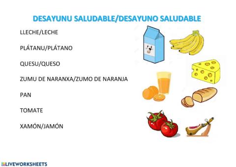 Desayunu saludable