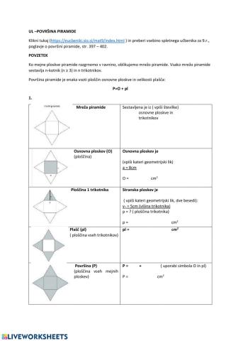 Geometrijska telesa