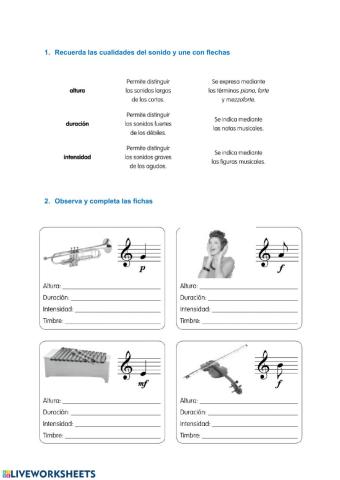 Cualidades del sonido