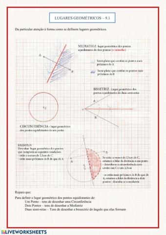 Lugares geométricos 9.1