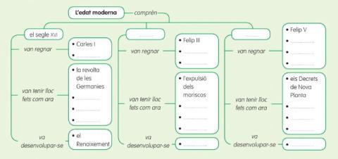 Esquema MEDI Edat Moderna