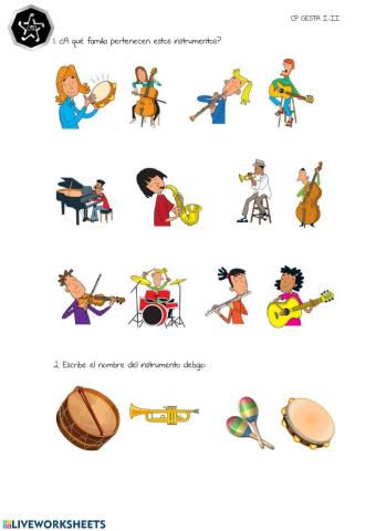 Familias de instrumentos