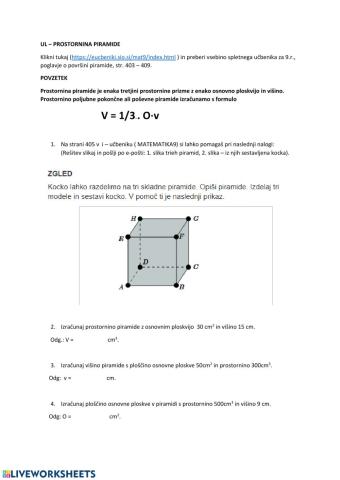 Geometrijska telesa