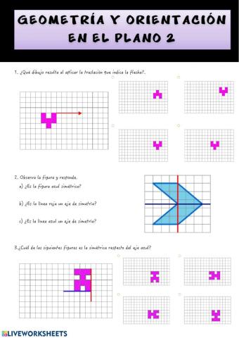 Geometría y orientación en el plano 2