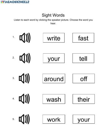 Sight Words