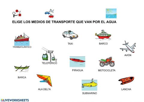 Medios de transporte acuáticos