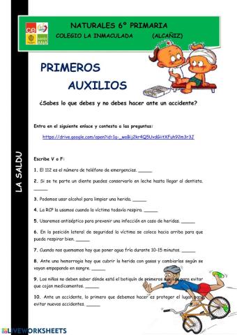 Primeros auxilios