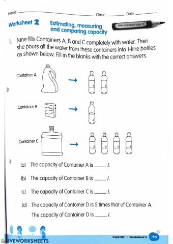 Estimating,Measuring and Comparing Capacity