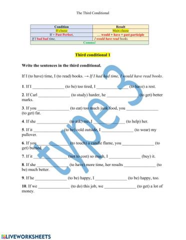 The Third Conditional 1