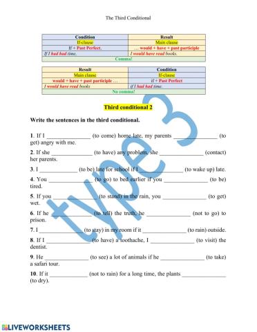 The Third Conditional 2