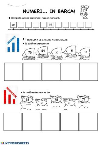 Ordine crescente e decrescente