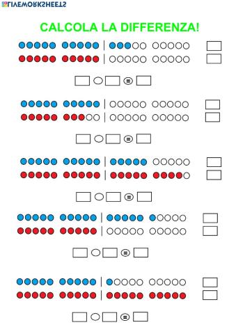 Calcola la differenza