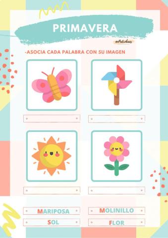 PRIMAVERA. ASOCIACIÓN PALABRA-IMAGEN