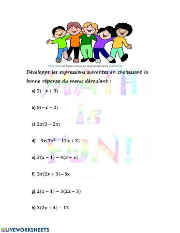 Expressions algébriques