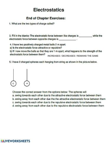 Electrostatics 8