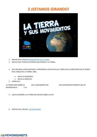 Movimientos de la Tierra