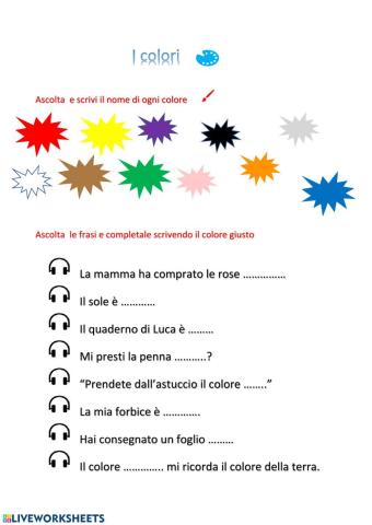 I colori