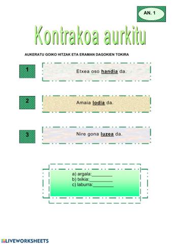 Kontrakoa aurkitu 1