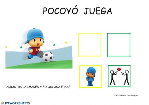 Pocoyó juega