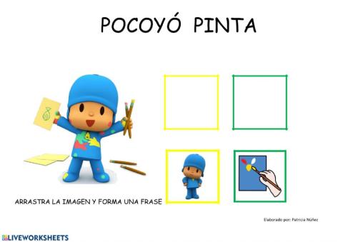 Pocoyó pinta