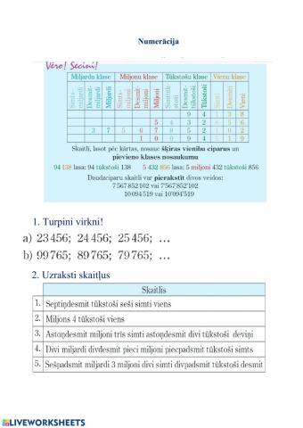 Numerācija