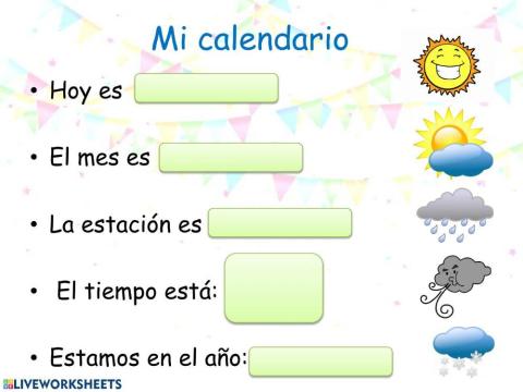 Calendario interactivo