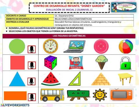 Las figuras geométricas