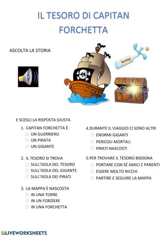 Il tesoro di Capitan Forchetta