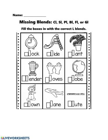 Missing L Blends