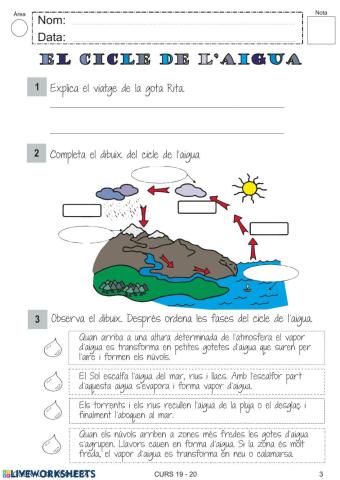 El cicle de l'aigua