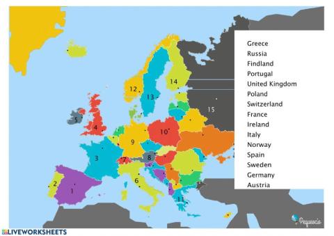 Countries of Europe