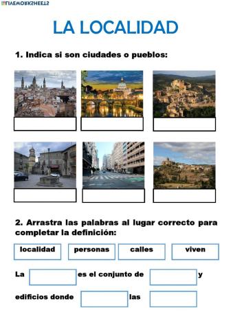 Localidad.pueblos y ciudades