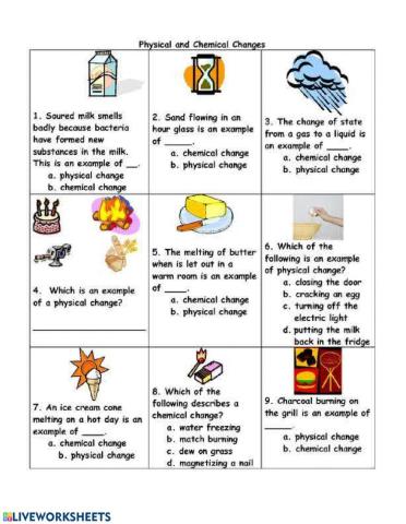 Physical and Chemical Changes