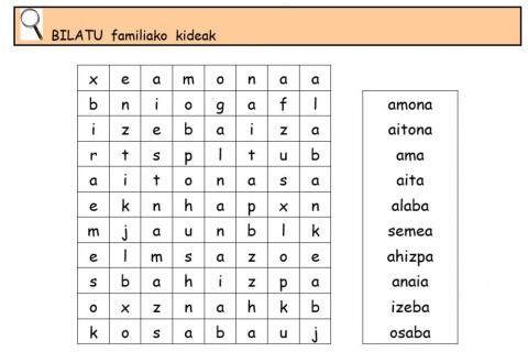 Familiaren hizki sopa