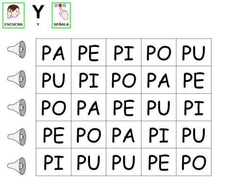 Sílabas: pa,pe,pi,po,pu