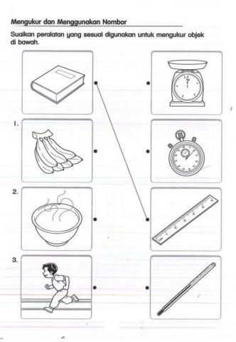 Mengukur dan menggunakan nombor