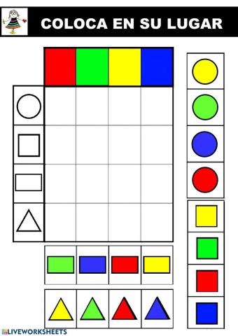 Cada uno a su lugar (tabla de doble entrada)