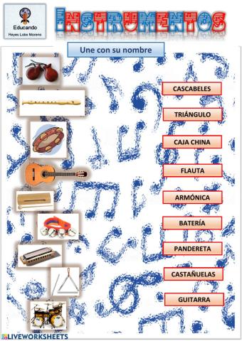 Discriminación auditiva de instrumentos