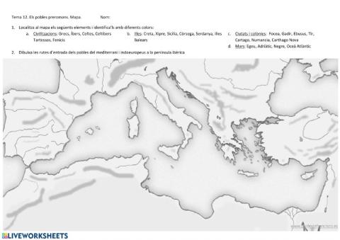 Els pobles preromans i les colonitzacions