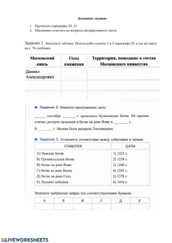 Усиление Москвы. Объединение русских земель