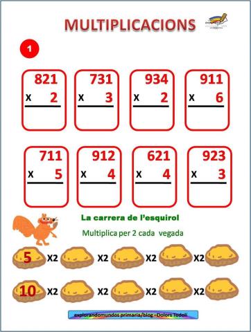 Multiplicacions