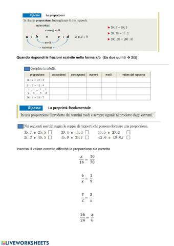 Esercizi proporzioni1