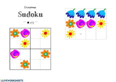 Sudoku - printemps 2