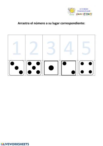 Números 1 al 5