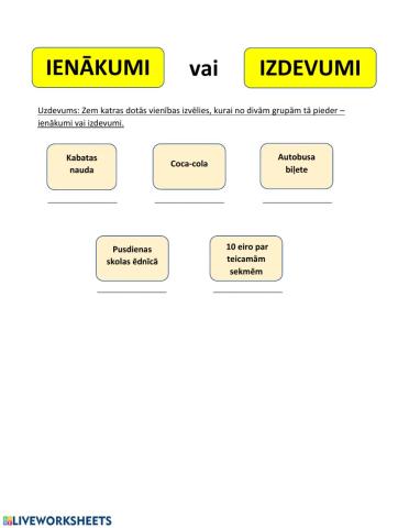 Ienākumi-izdevumi