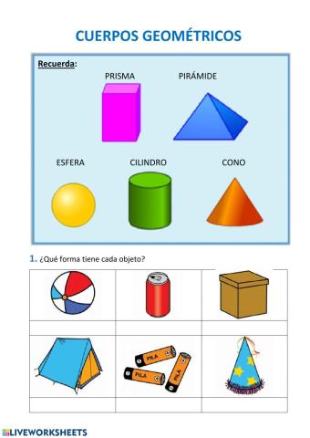 Cuerpos geométricos