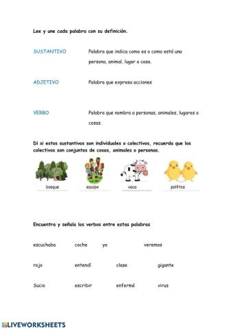 Categorias gramaticales